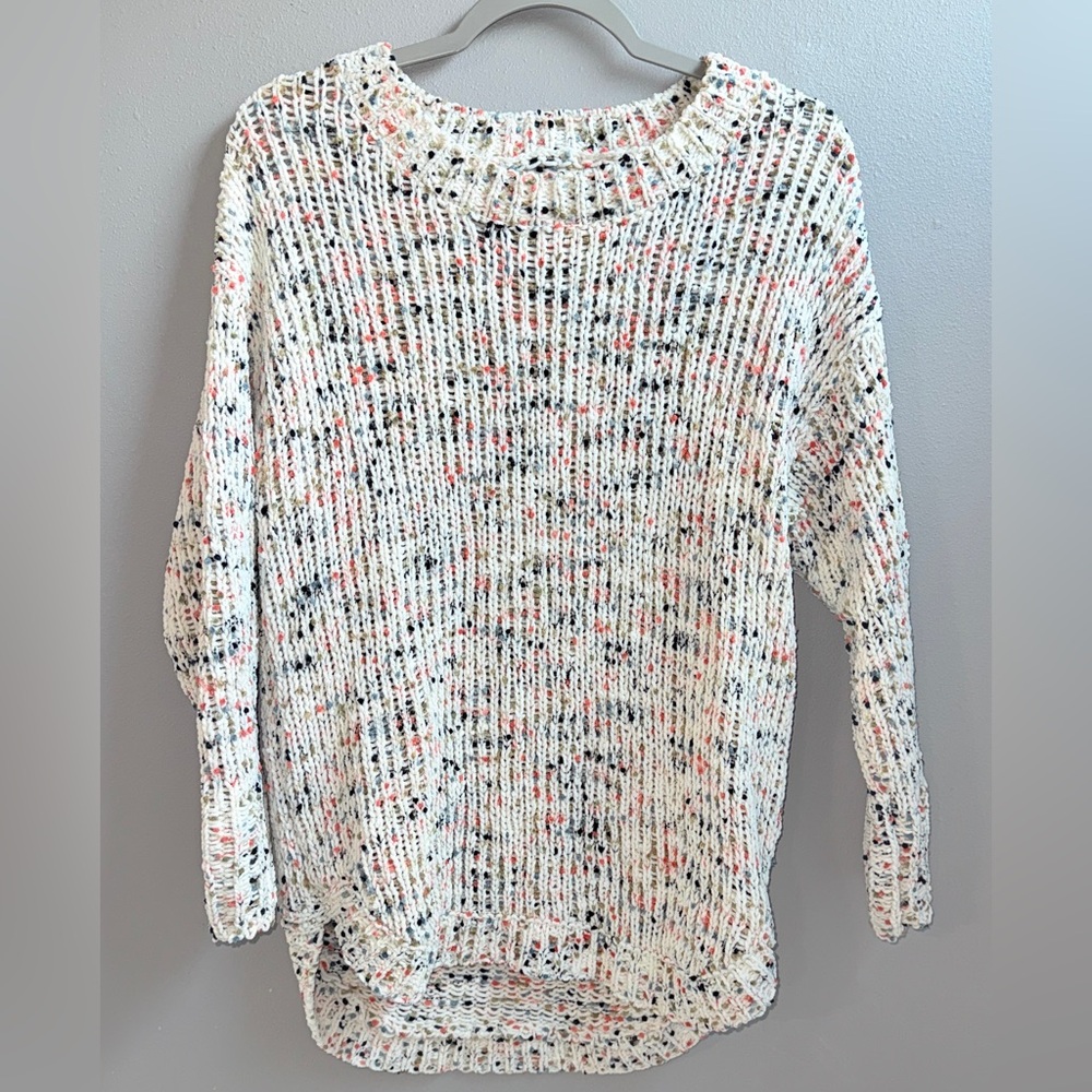 Harper Heritage Ivory MultiColor Confetti sweater Size S